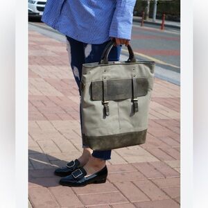 Timbuk2 Black and Tan Bourbon Tote